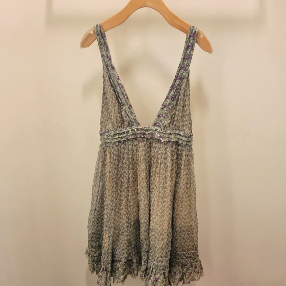 Vintage Roberto Cavalli boho mini dress